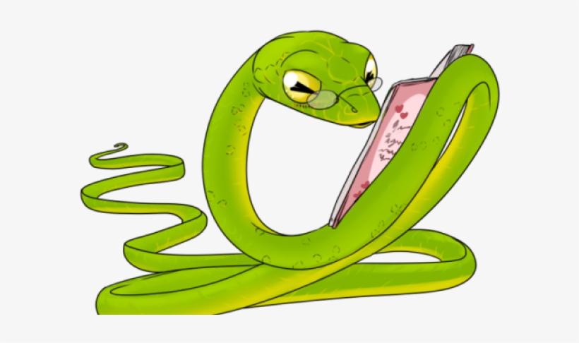 Smooth Green Snake Clipart Cartoon - Serpent, transparent png download