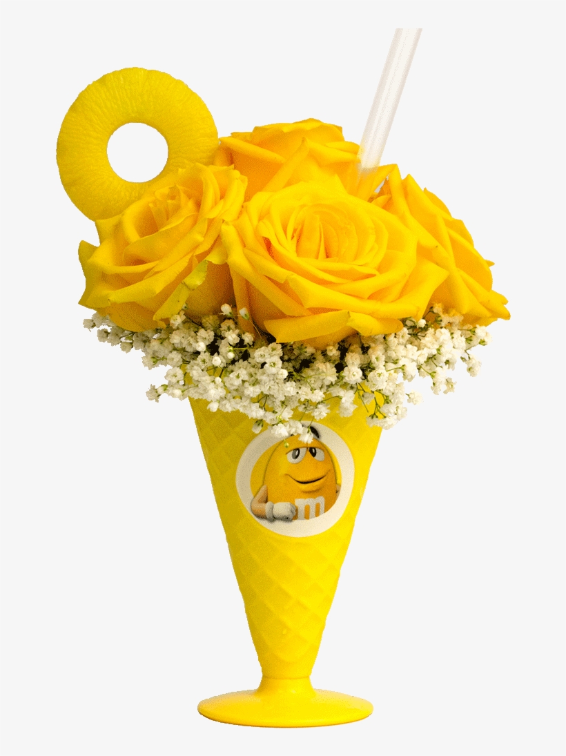 M Pineapple Sensation Designed By Karin S - Garden Roses, transparent png download