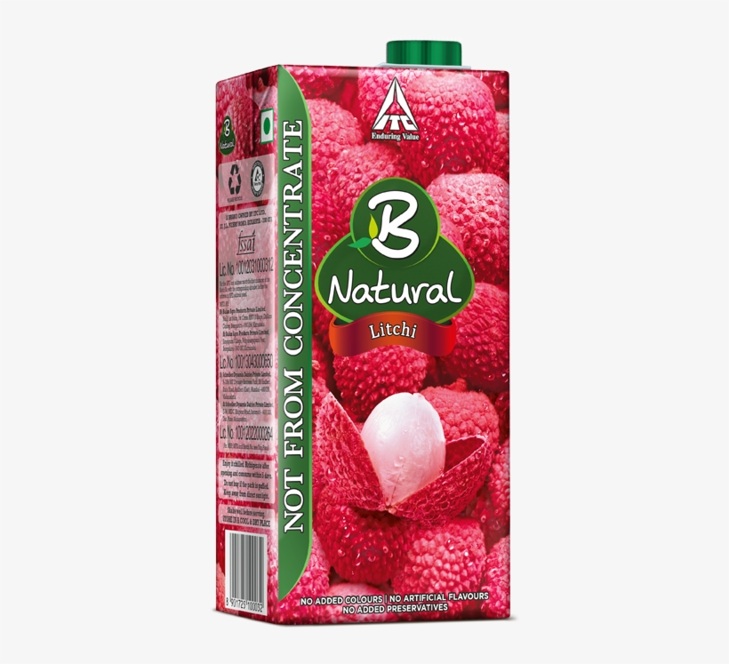 B Natural Litchi Drinks - B Natural Litchi, transparent png download