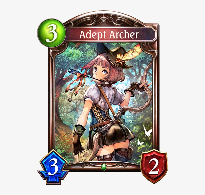 Adept Archer - Shadowverse Cards List, transparent png download
