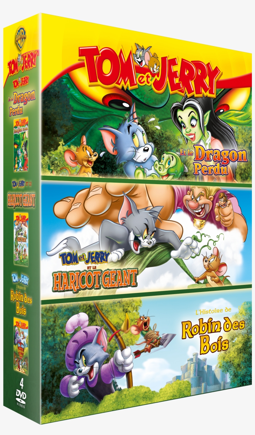 Coffret Long Métrages Tom & Jerry - Tom And Jerry, transparent png download