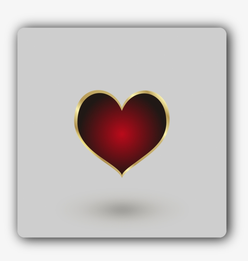Royal Poker Heart Icon Diwali Coasters - Heart, transparent png download