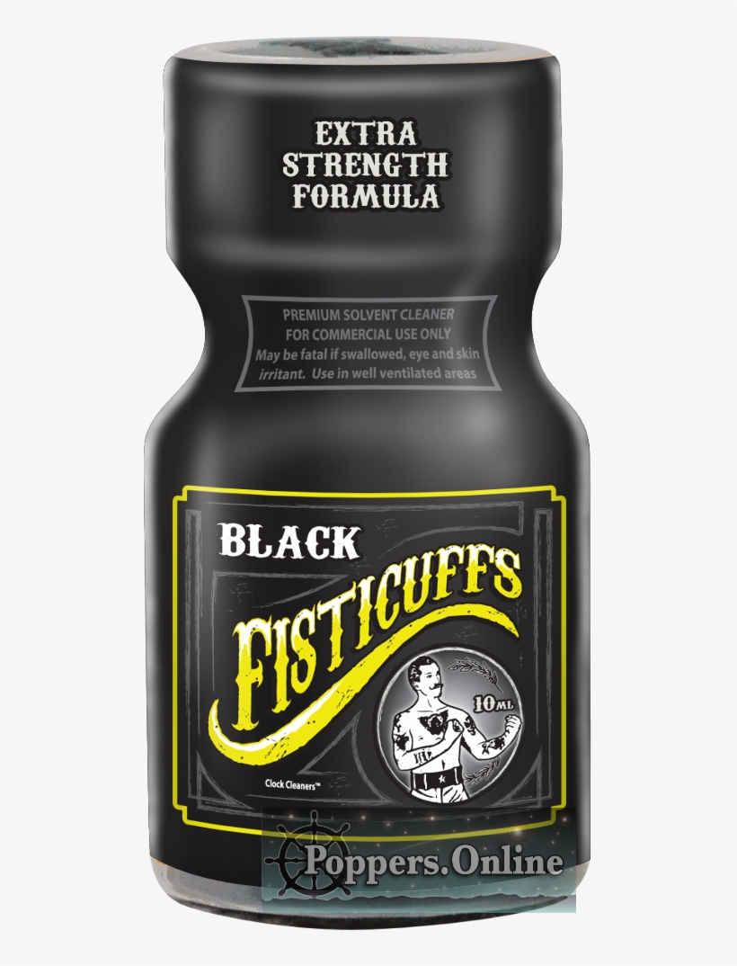 Fisticuffs Black Poppers - Bottle, transparent png download