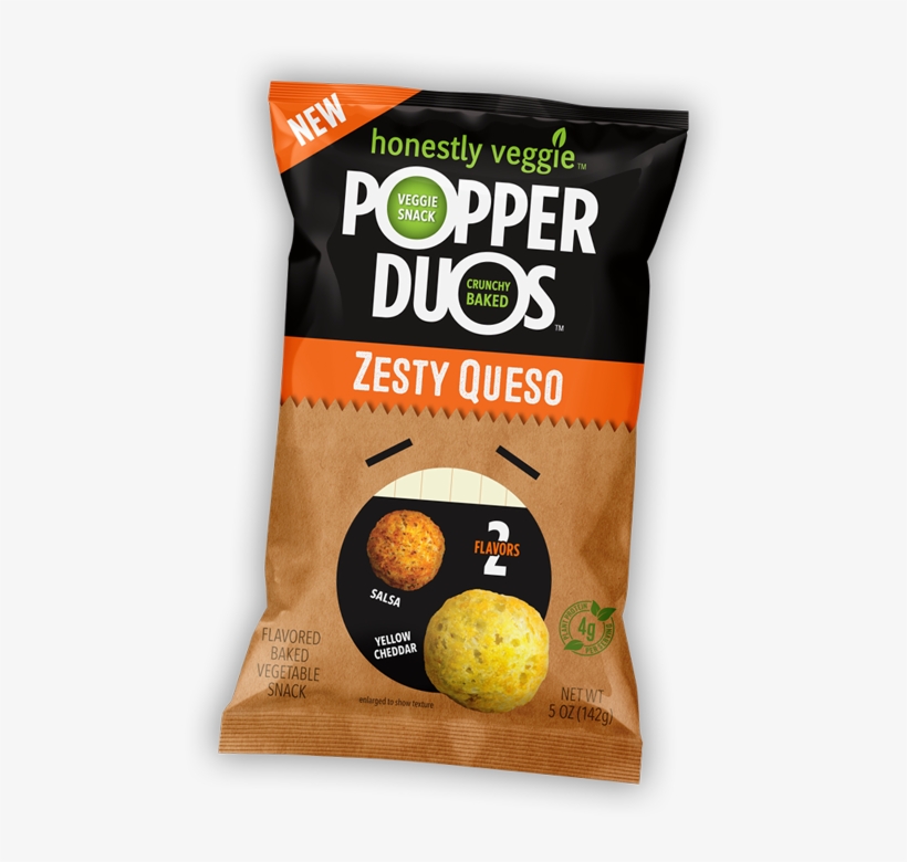 Snack Sassy With Zesty Queso Popper Duos - Junk Food, transparent png download