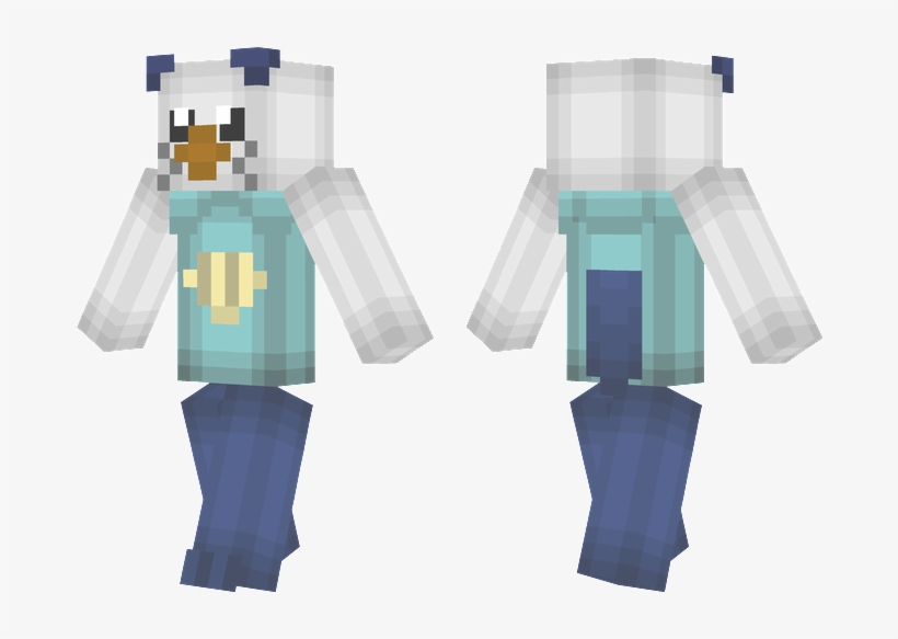Oshawott - Minecraft Pulp Fiction Skin, transparent png download