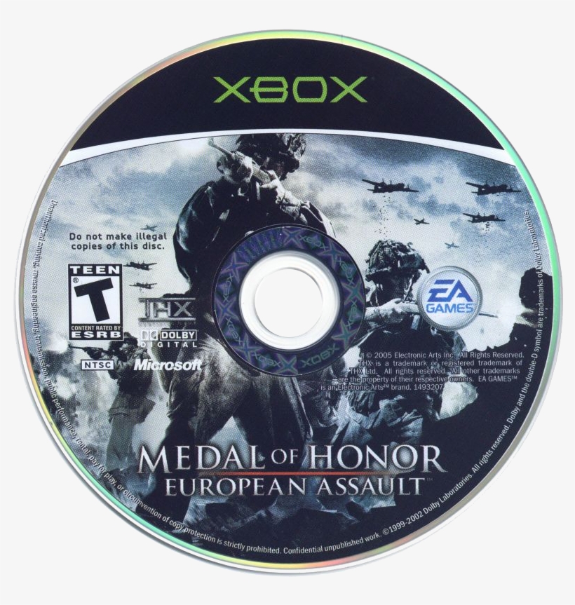 Medal Of Honor - Xbox, transparent png download