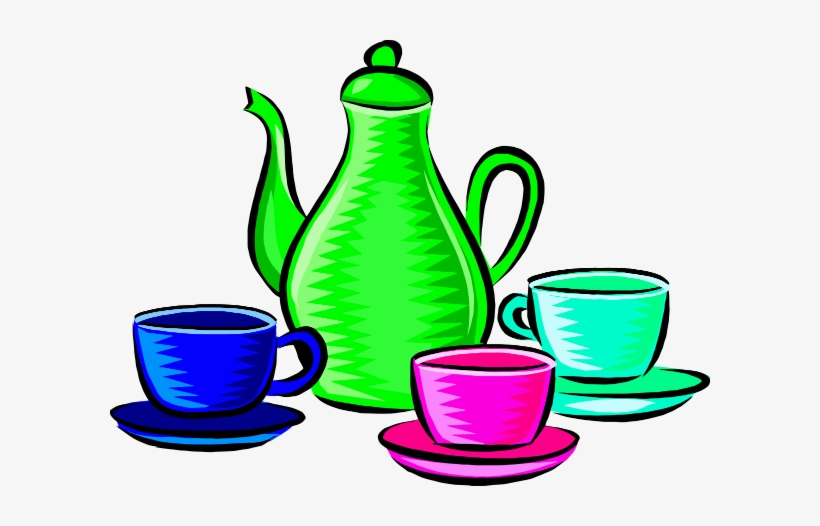 Tea Party Games - Cup Is Near The Pot Clipart, transparent png download