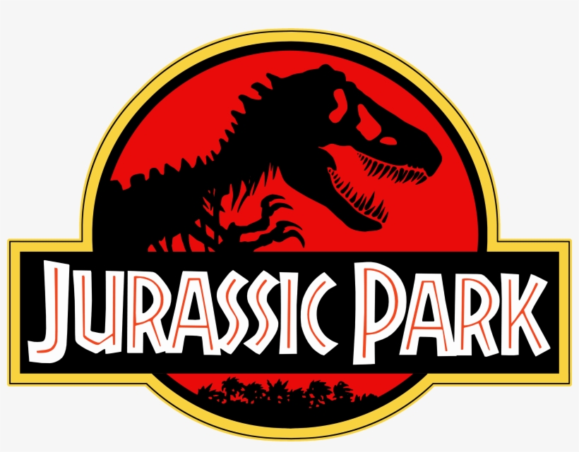 Jurassic Park Logo Black Red Yellow - Jurassic Park Logo Png, transparent png download
