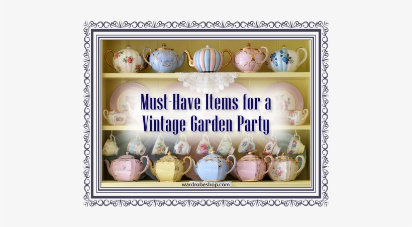 Must-have Items For A Vintage Garden Party - Two Eves In The Garden Of Eden And A Male Mother: (a, transparent png download