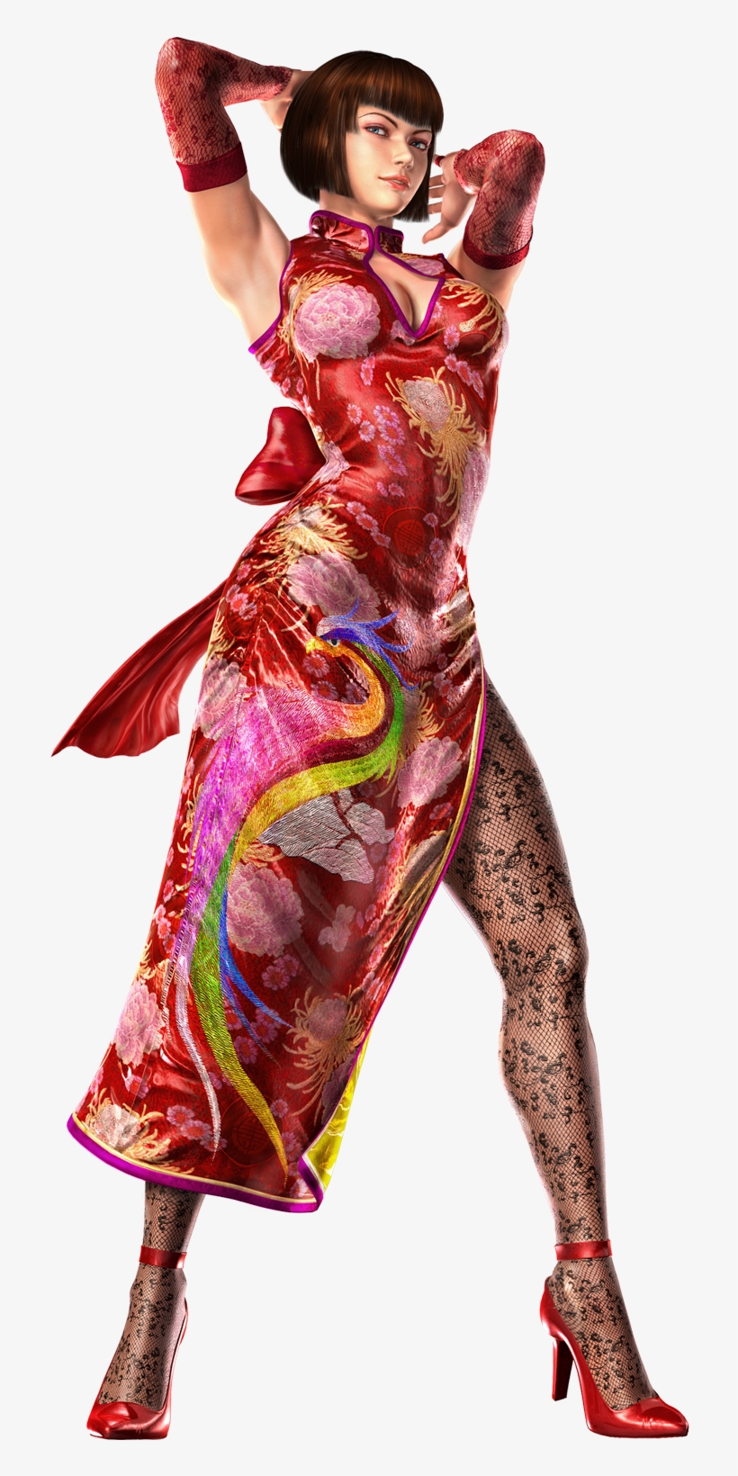 Full-body Cg Art Image - Anna Williams Tekken Png, transparent png download