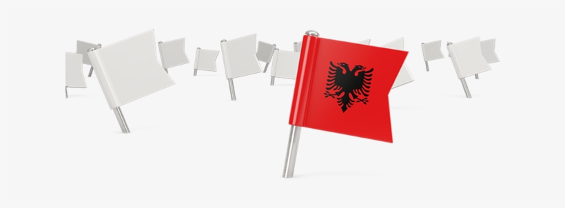 Albanian Flag, transparent png download