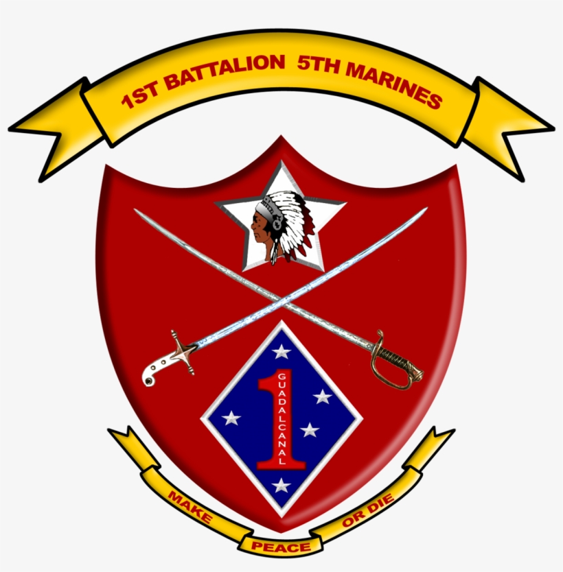 1st Battalion 5th Marines Symbol, transparent png download