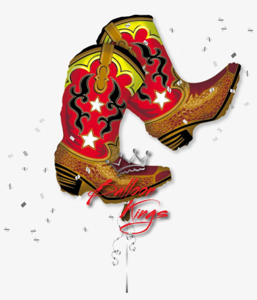 Cowboy Boots - Rodeo Balloons, transparent png download