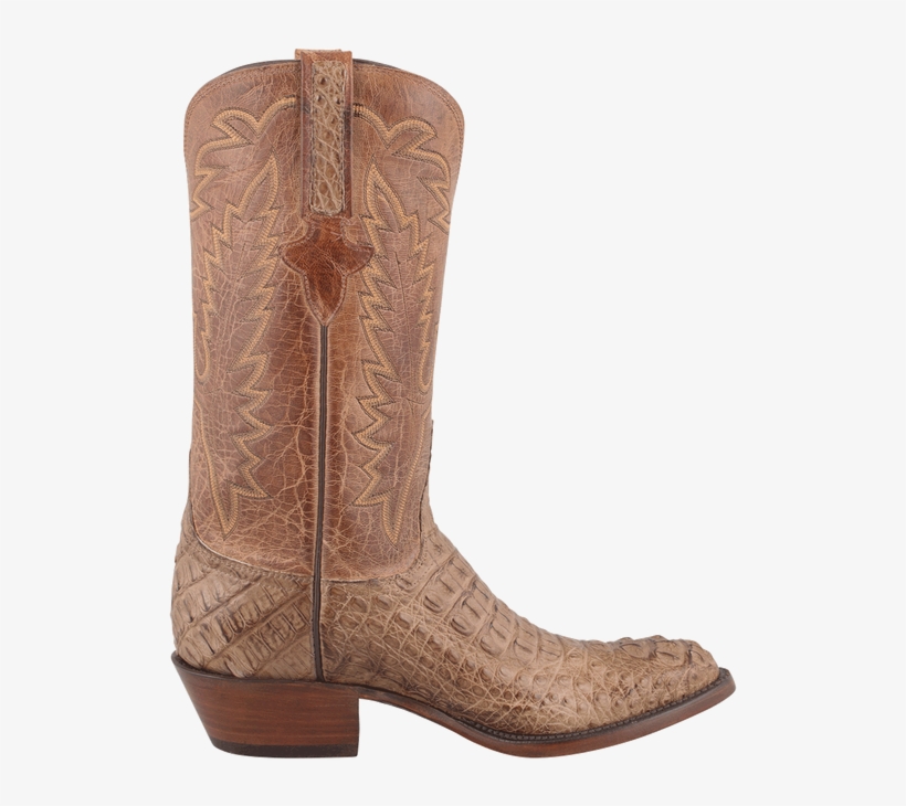 Lucchese Men's Tan Mad Dog Hornback Caiman Boots - Cowboy Boot, transparent png download