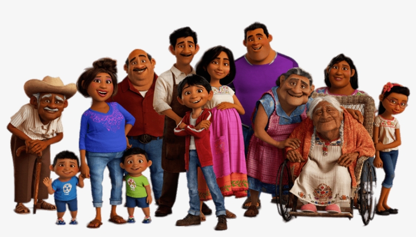 Coco Family Png - Coco Miguel Family, transparent png download