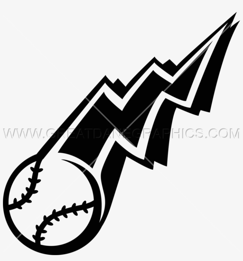 Lightning Clipart Baseball - Lightning Bolt Baseball Clip Art, transparent png download