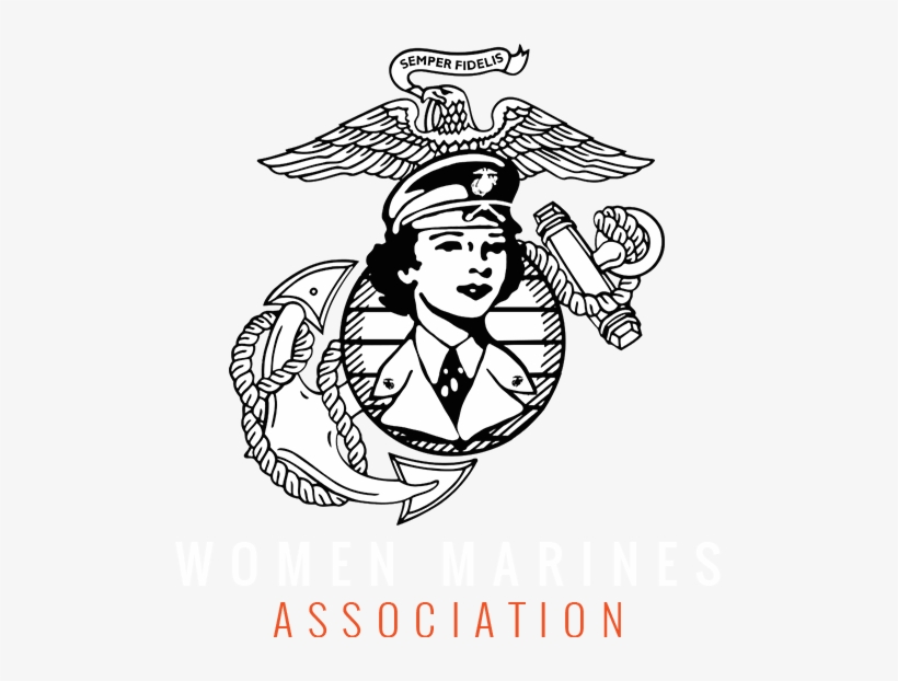 Women Marines Contact Info - Female Marine Logo, transparent png download