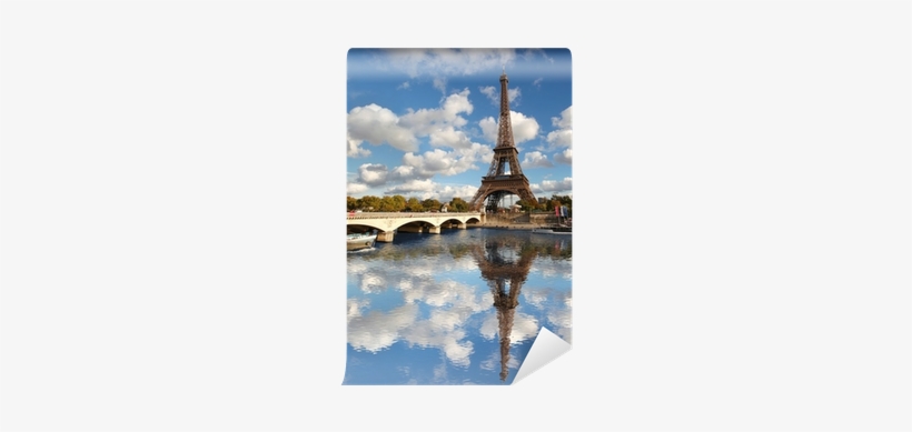 Fotomural Torre Eiffel Con El Puente En París, Francia - Cafe Du Chateau 34oz French Press 4 Level Filtration, transparent png download