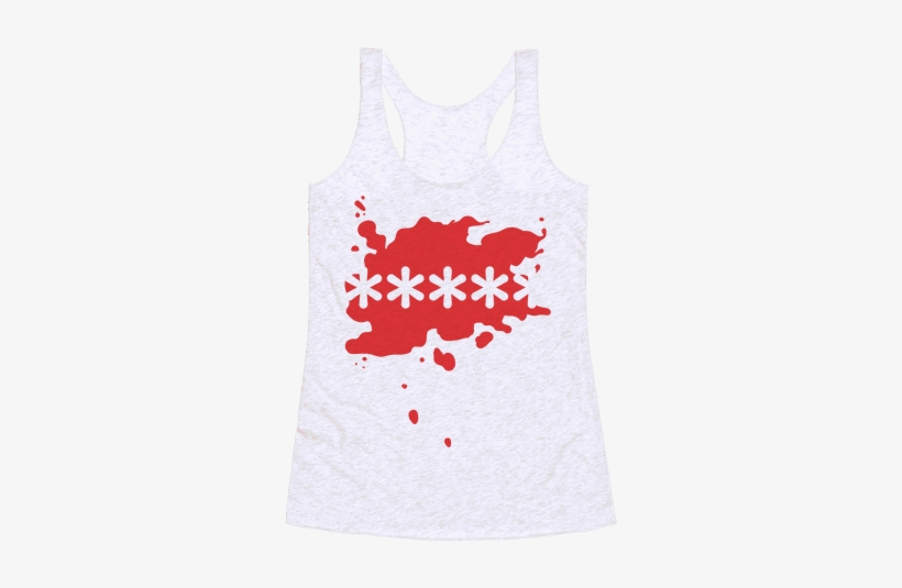 Futaba Red Splatter Racerback - Space Force To Infinity And Beyond, transparent png download