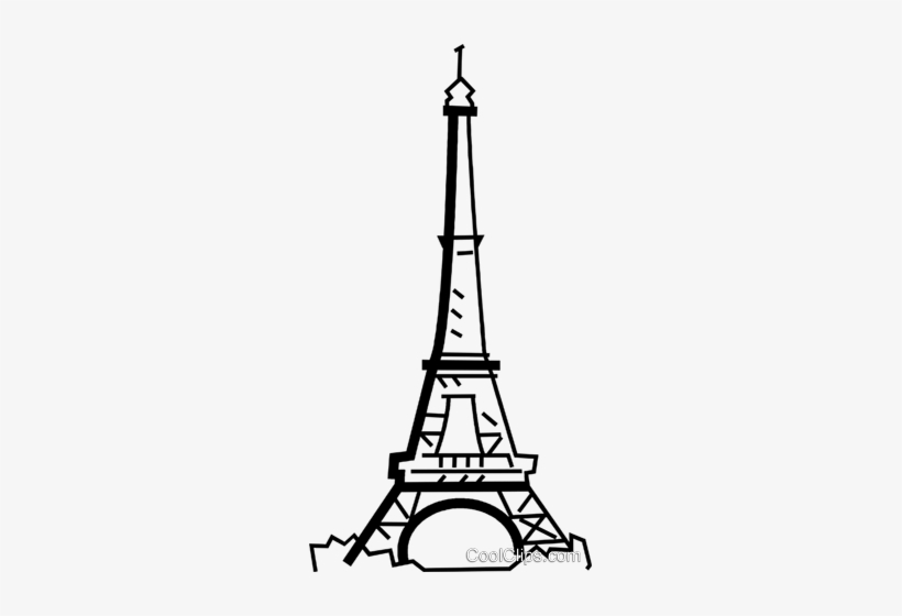 Torre Eiffel Libres De Derechos Ilustraciones De Vectores - Eiffel Tower Vector, transparent png download