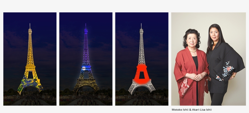 Eiffel Tower Special Light-up Eiffel Tower Dressed - Japonisme 2018 Tour Eiffel, transparent png download
