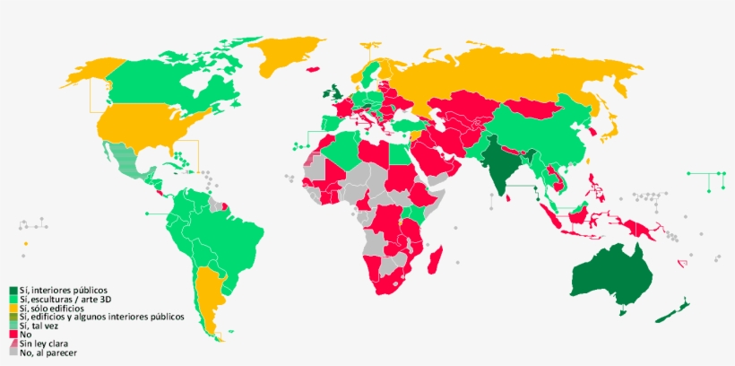 Países Con “ley De Libertad De Panorama” - Freedom Of Panorama, transparent png download