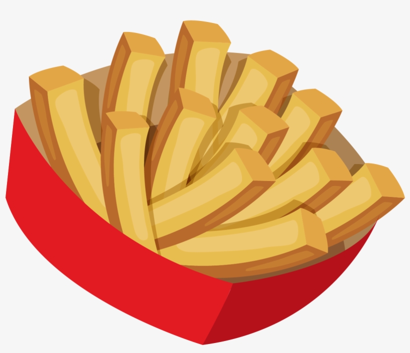 French Fries Kfc Hamburger Fast - Papas A La Francesa Png, transparent png download