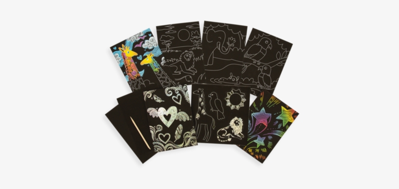 Scratch & Scribble Scratch Art Kit *pick Your Style* - Art, transparent png download