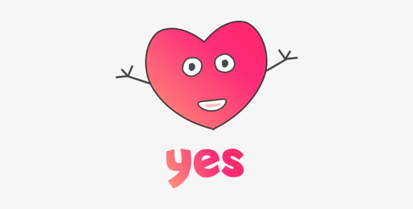 Everyday Texting Stickers Messages Sticker-6 - Heart, transparent png download