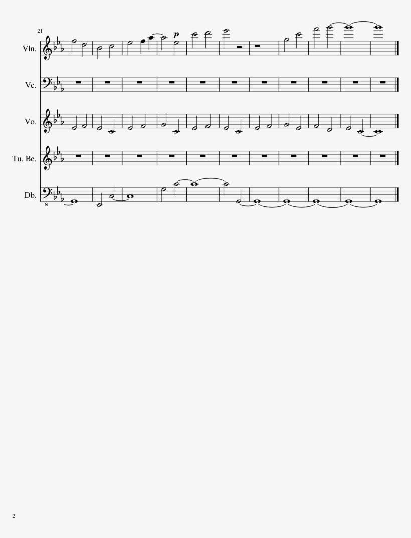 Family Sheet Music Composed By Austin Wintory 2 Of - Music, transparent png download
