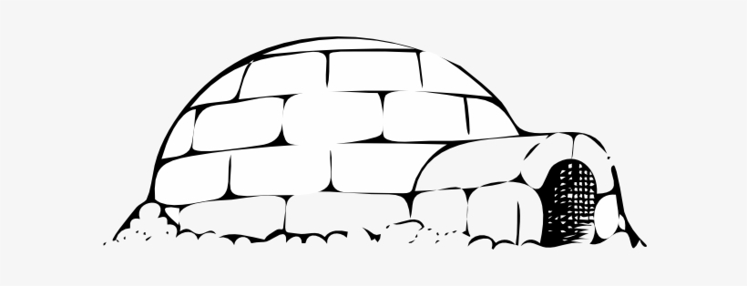 Igloo Snow House Svg Clip Arts 600 X 234 Px, transparent png download