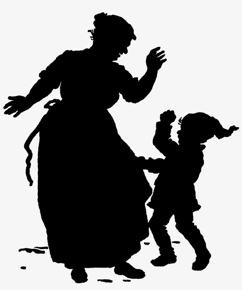 Digital Antique Winter Silhouettes Downloads - Clip Art, transparent png download