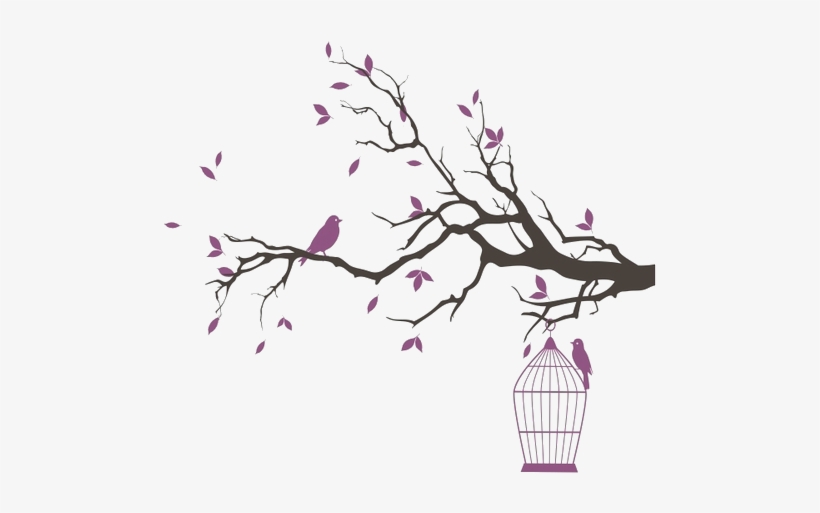 Love Your Life - Tree And Bird Png, transparent png download