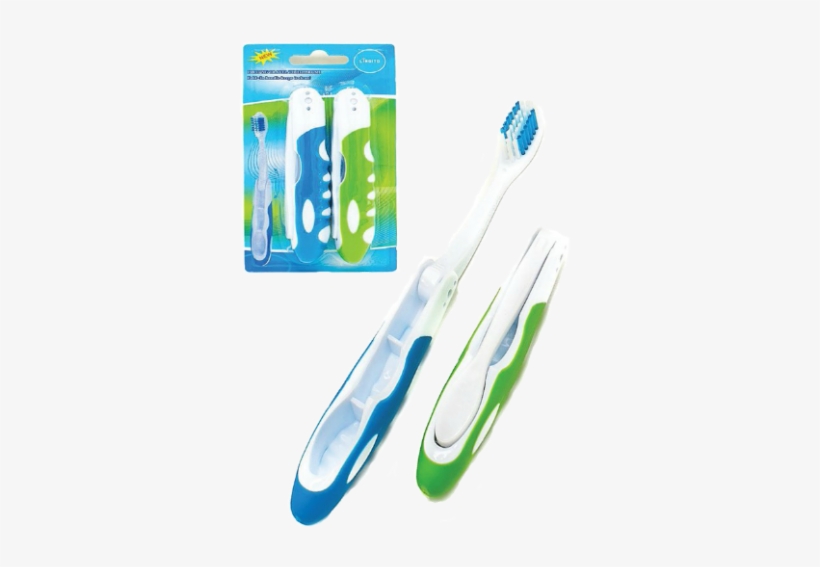 Foldable Toothbrush - Product, transparent png download