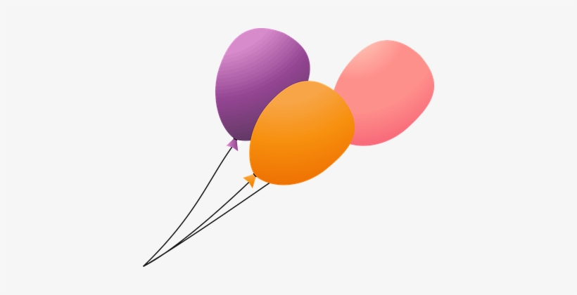 Balloon Balloons Birthday Festive Party Ba - Ballon Afbeelding, transparent png download