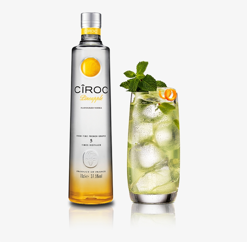 Pineapple Mojito With Ciroc Pineapple - Ciroc, transparent png download
