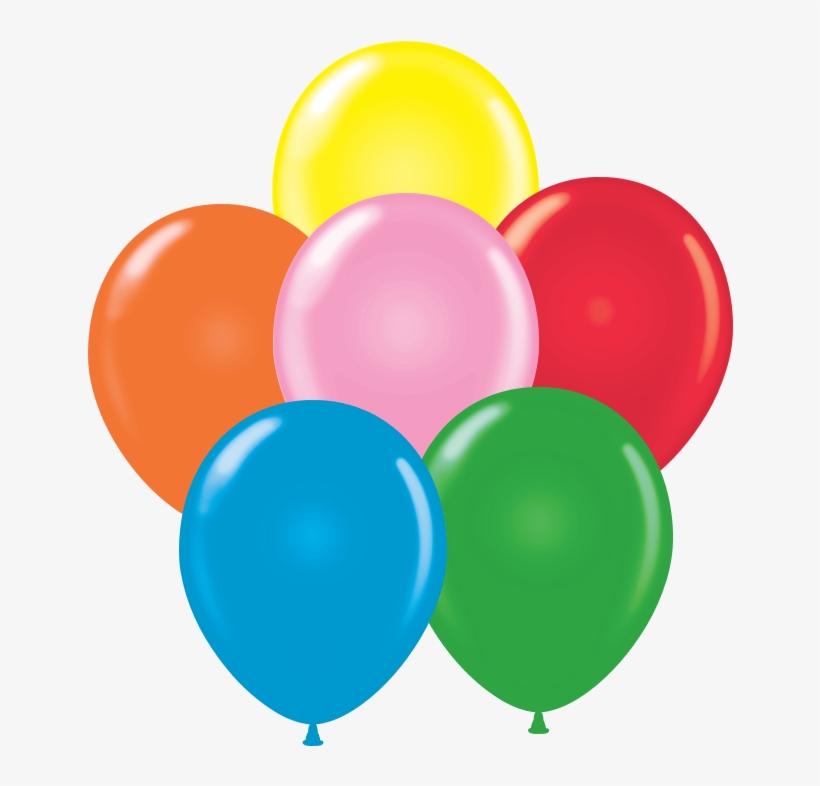 Outdoor Display Balloons Maple City Rubber - Red Yellow Green Blue Balloons, transparent png download