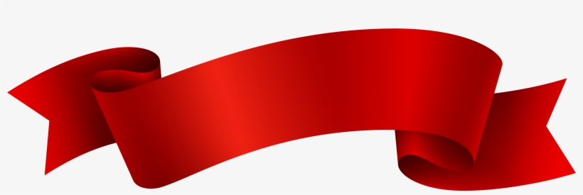 Red Deco Banner Png Clip Artu200b Gallery Yopriceville - Red Deco Banner, transparent png download