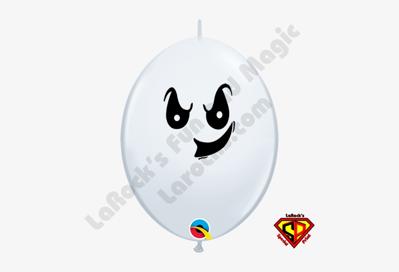 12 Inch Quick Link Ghost White Balloons By Corinne - Qualatex, transparent png download