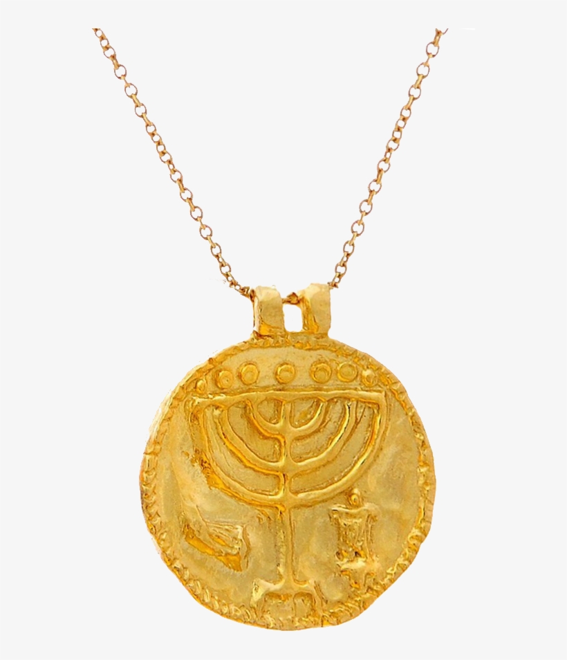 Menorah Of Old Gold - Locket, transparent png download