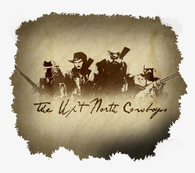 The Up't North Cowboys - Black Paint Splatter, transparent png download