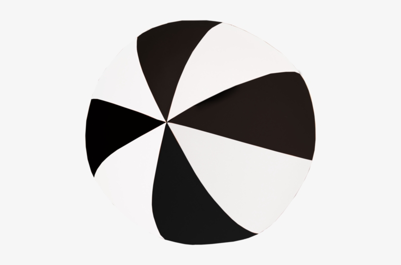 Saturday House Black And White Ball Pillow In Air Stream - Circle, transparent png download