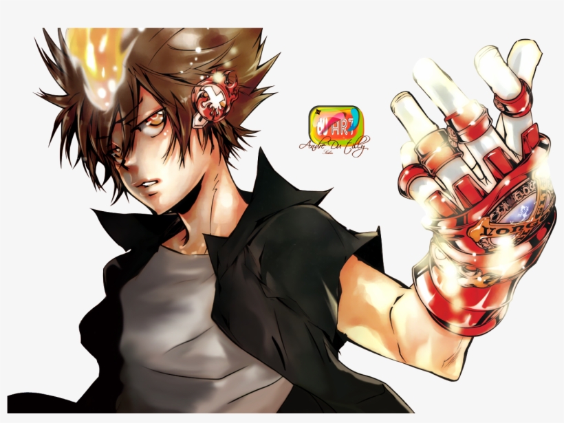 Clip Free Stock Draw In From Information The Story - Tsunayoshi Sawada Vongola Gear, transparent png download
