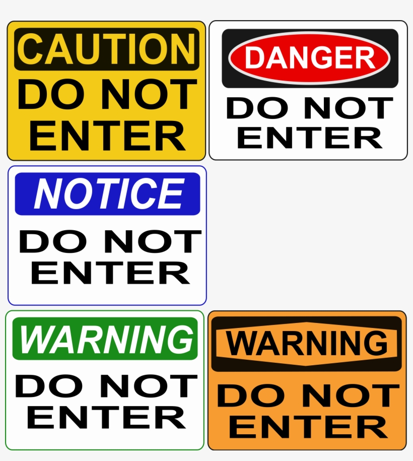 This Free Icons Png Design Of Do Not Enter Signs, transparent png download