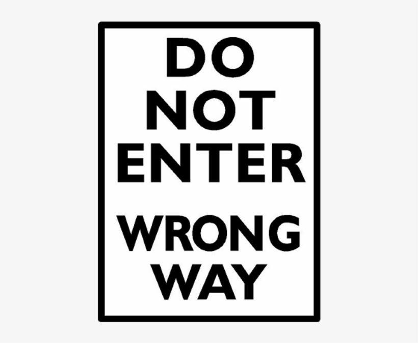 Do Not Enter - Black-and-white, transparent png download