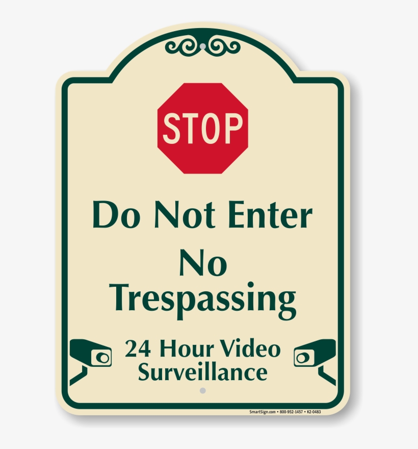 No Trespassing Signaturesign - Roadtrafficsigns Railroad Crossing, Engineer Grade, transparent png download
