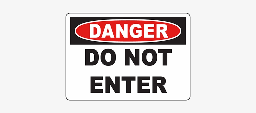 Danger Sign - Live Wire Overhead - 10 X 14 Osha Safety, transparent png download