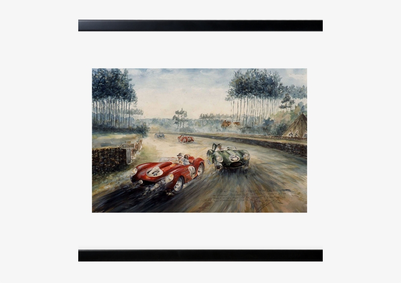 Le Mans 1958 Black Frame - 1958 24 Hours Of Le Mans, transparent png download