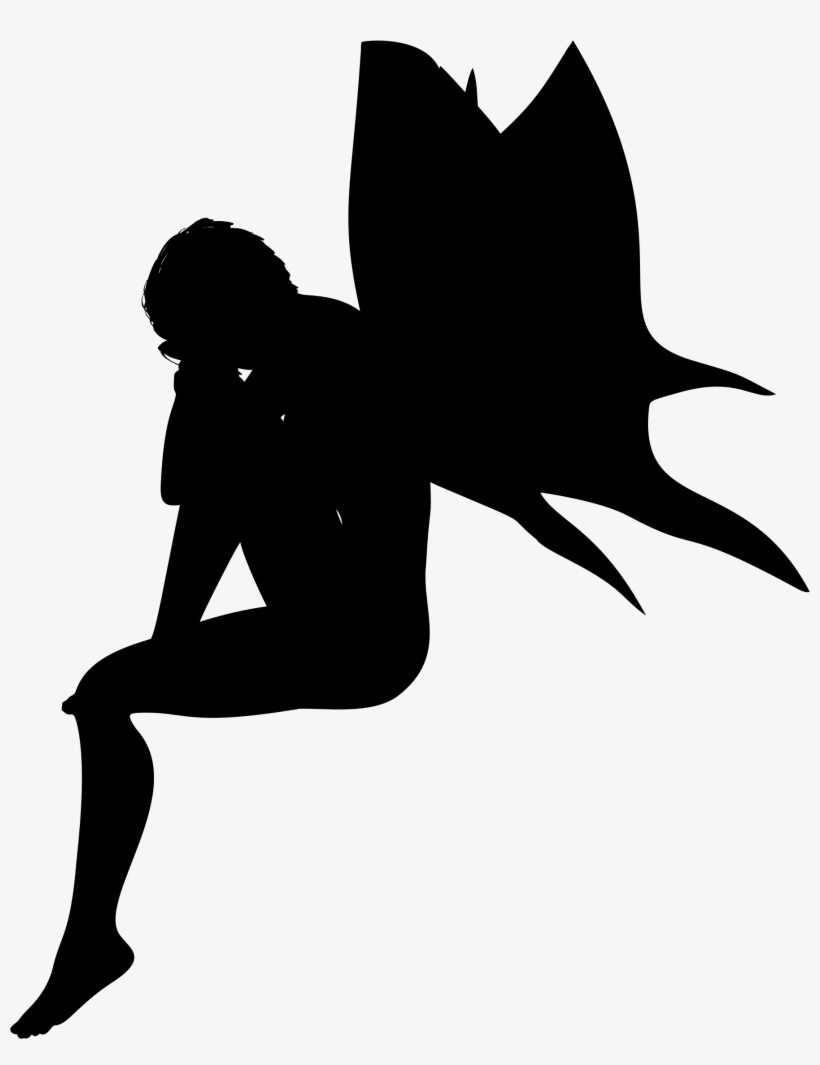 Fairy Png - Fairy Silhouette Vector Png, transparent png download