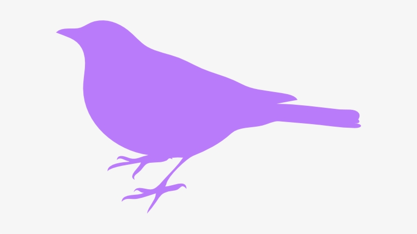 Disney - Silhouette - Clip - Art - Purple Bird Clip Art, transparent png download